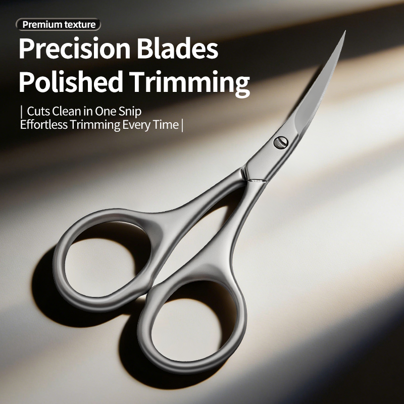 1/9개 스테인리스 스틸 눈썹 코털 가위(빗 포함) 얼 - Men'S Grooming Eyebrow Trimming 리뷰 및 가격
