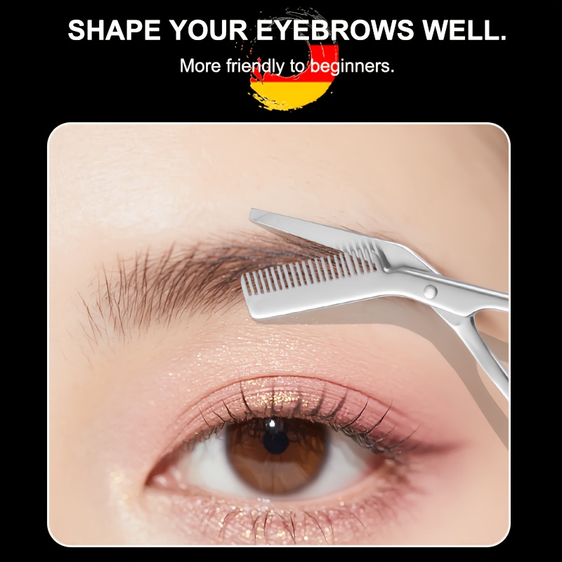 빗이 있는 스테인리스 스틸 눈썹 다듬기 가위, 남녀 공 - Men'S Grooming Eyebrow Trimming 리뷰 및 가격
