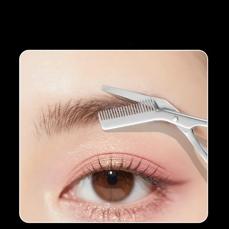 빗이 달린 스테인레스 스틸 눈썹 다듬기 가위, 남성과  - Men'S Grooming Eyebrow Trimming 리뷰 및 가격
