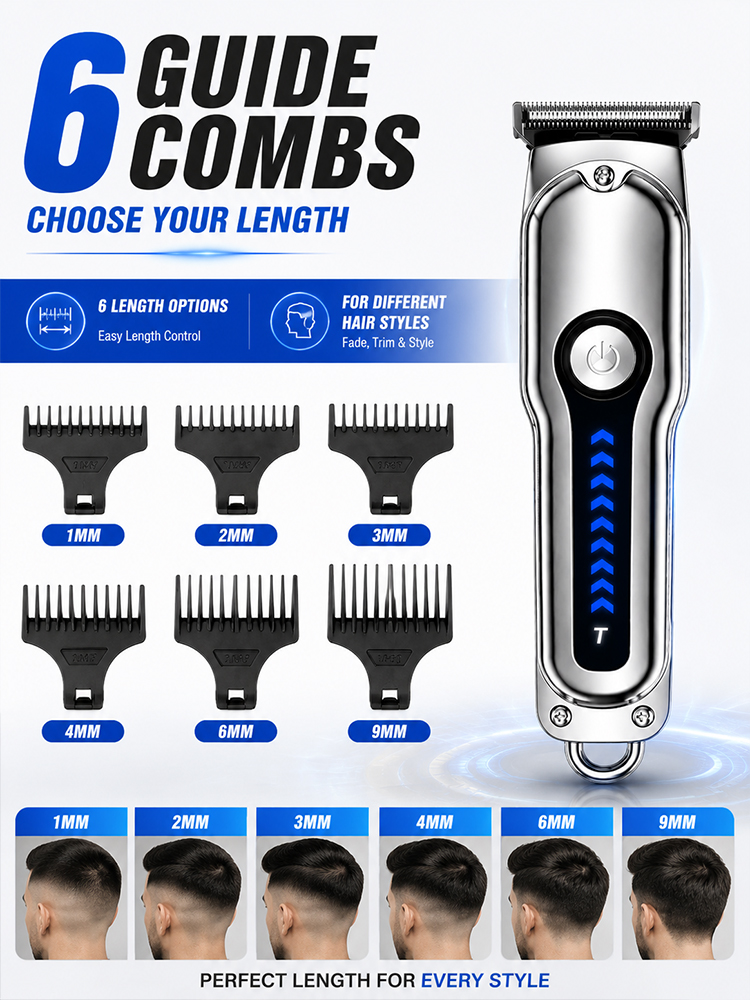 남성용 헤어 클리퍼 T-블레이드 무선 트리머, 6개의  - Men'S Grooming Trimmer 리뷰 및 가격