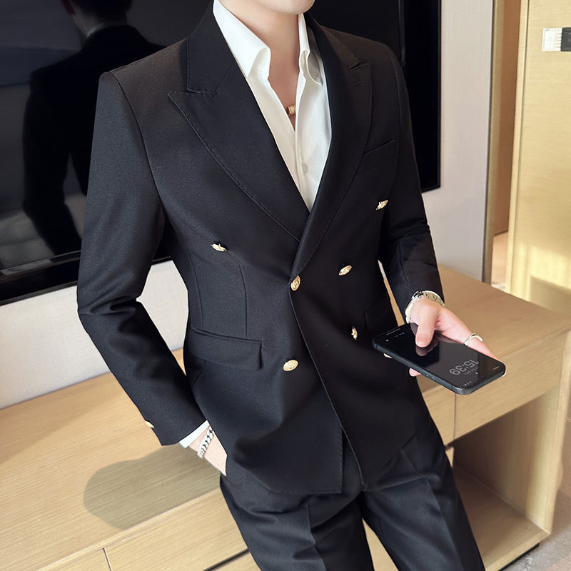 더블 브레스티드 턱시도 재킷 남성 클래식 웨딩 신랑 정 - Men'S Grooming Club 리뷰 및 가격