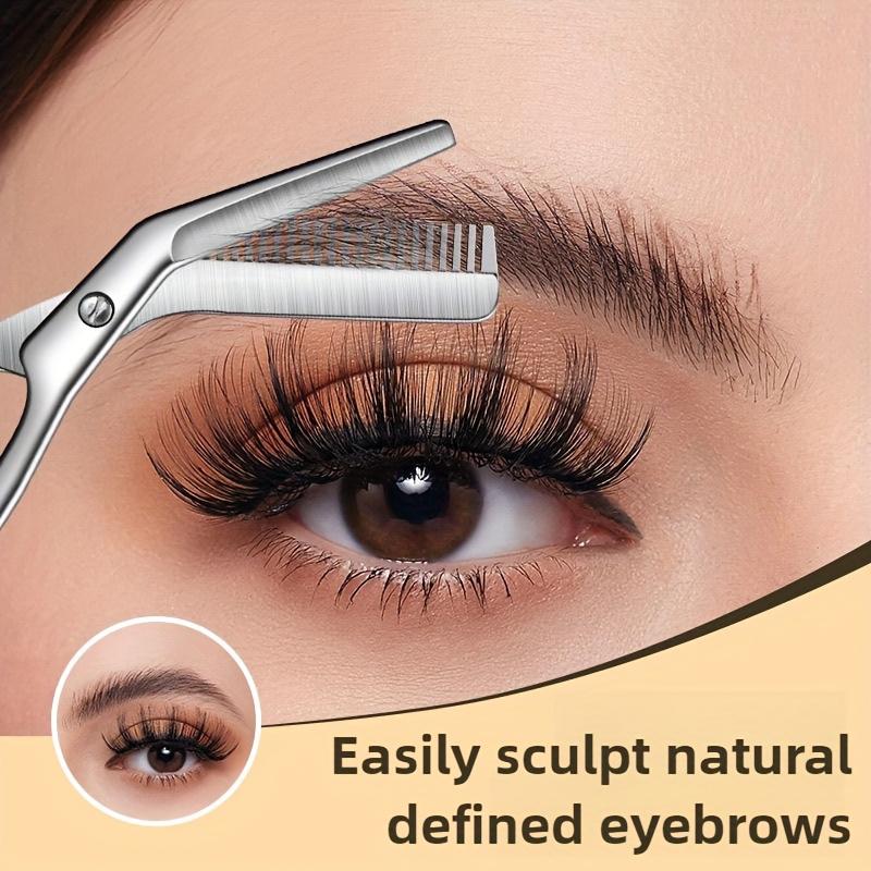 여성용 빗이 달린 스테인레스 스틸 눈썹 가위 남성용 얼 - Men'S Grooming Eyebrow Trimming 리뷰 및 가격