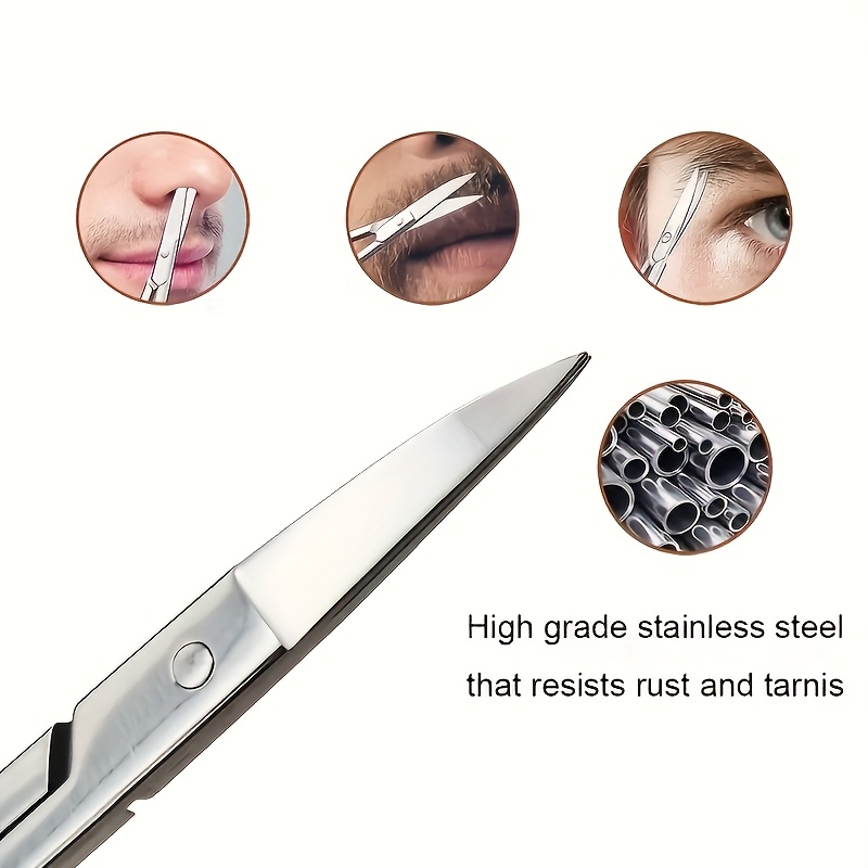 1/3개입 남녀공용 얼굴털 정리 가위 세트 눈썹 코털  - Men'S Grooming Eyebrow Trimming 리뷰 및 가격
