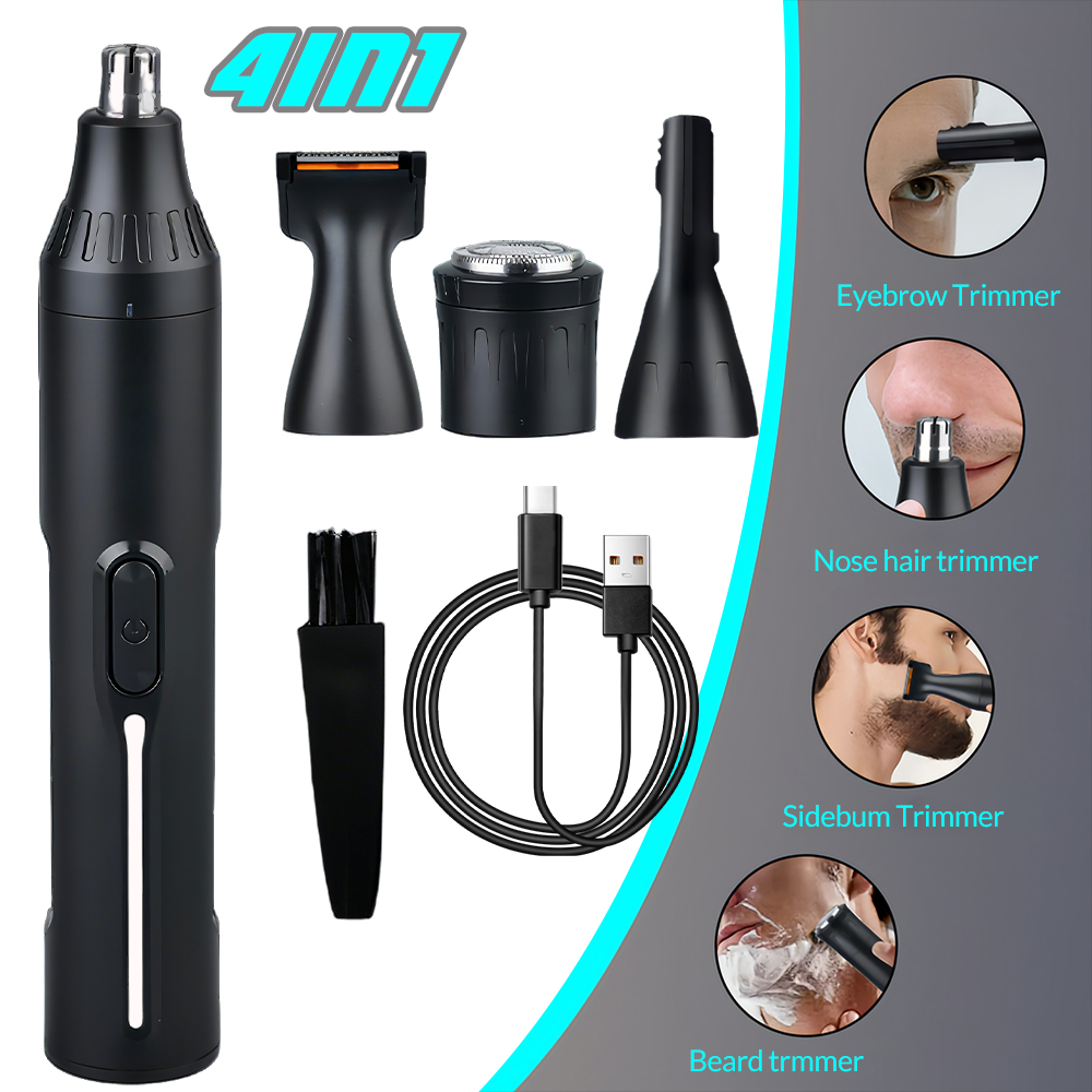 휴대용 4 in 1 남성용 페이셜 그루밍 키트, USB - Men'S Grooming Eyebrow Trimming 리뷰 및 가격